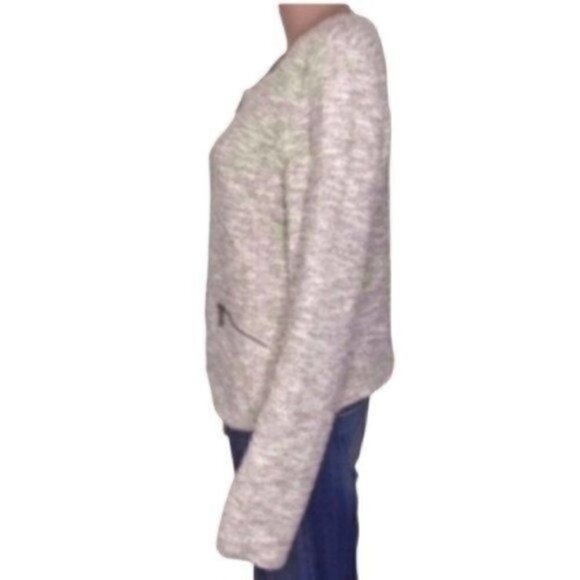 LOU & grey zip up cardigan sweater jacket size medium - Picture 3 of 8